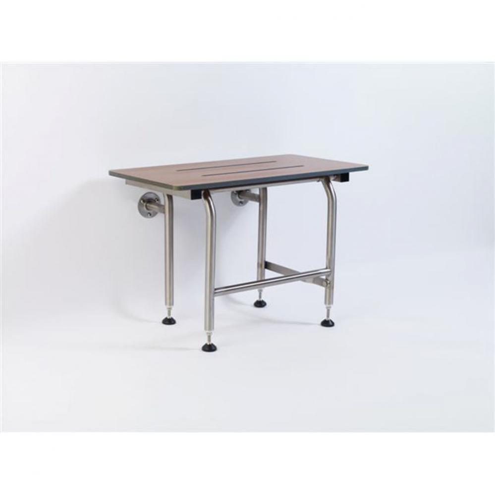 Shower Seats - Adult Fold Down Rectangular Seats With