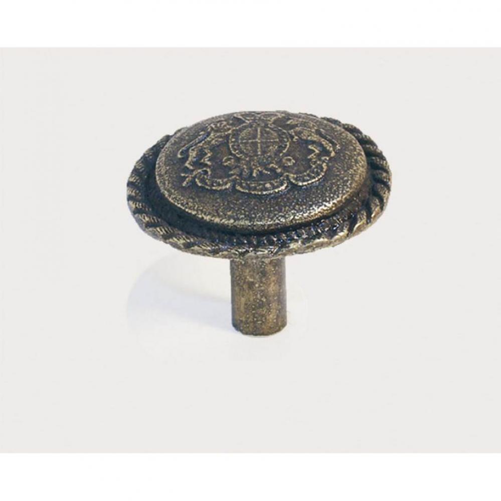 Crest Button Rope Edge 1-1/4''