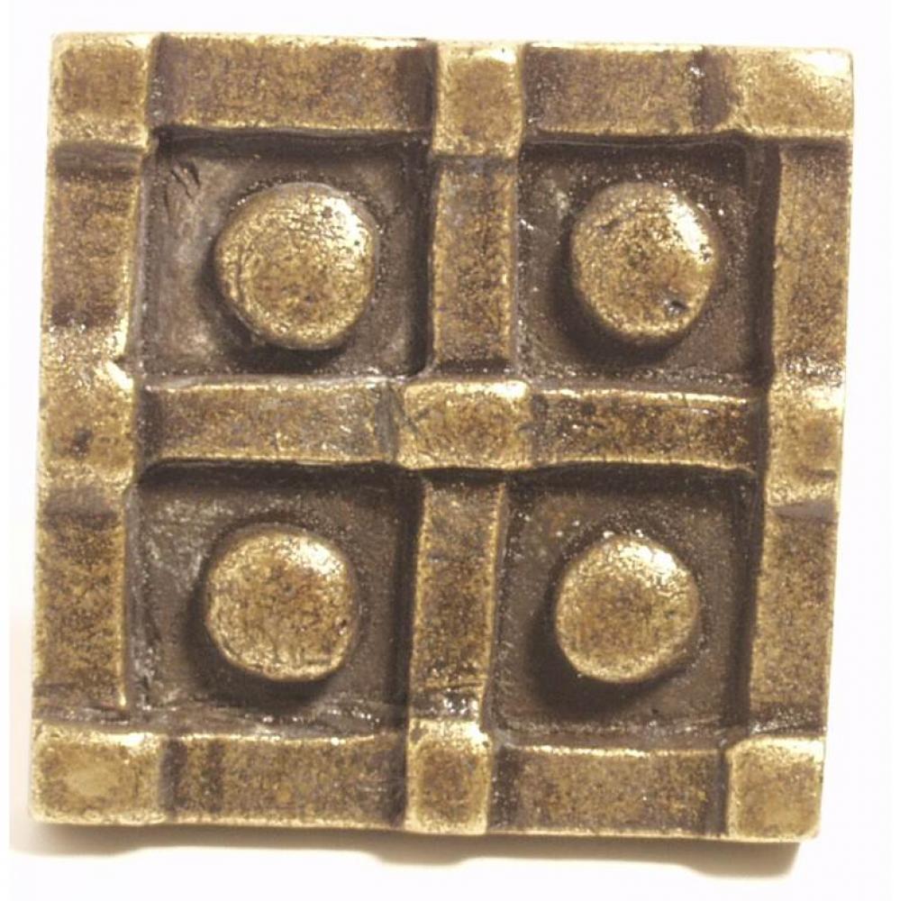 1-1/2'' Square Dotted Knob 1-1/2''