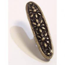 Emenee OR317 - Flowered Sculptured 2-1/4''x1/2''