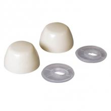 Fluidmaster 7116 - Toilet bolt caps - bone. Packaged in a blister card.