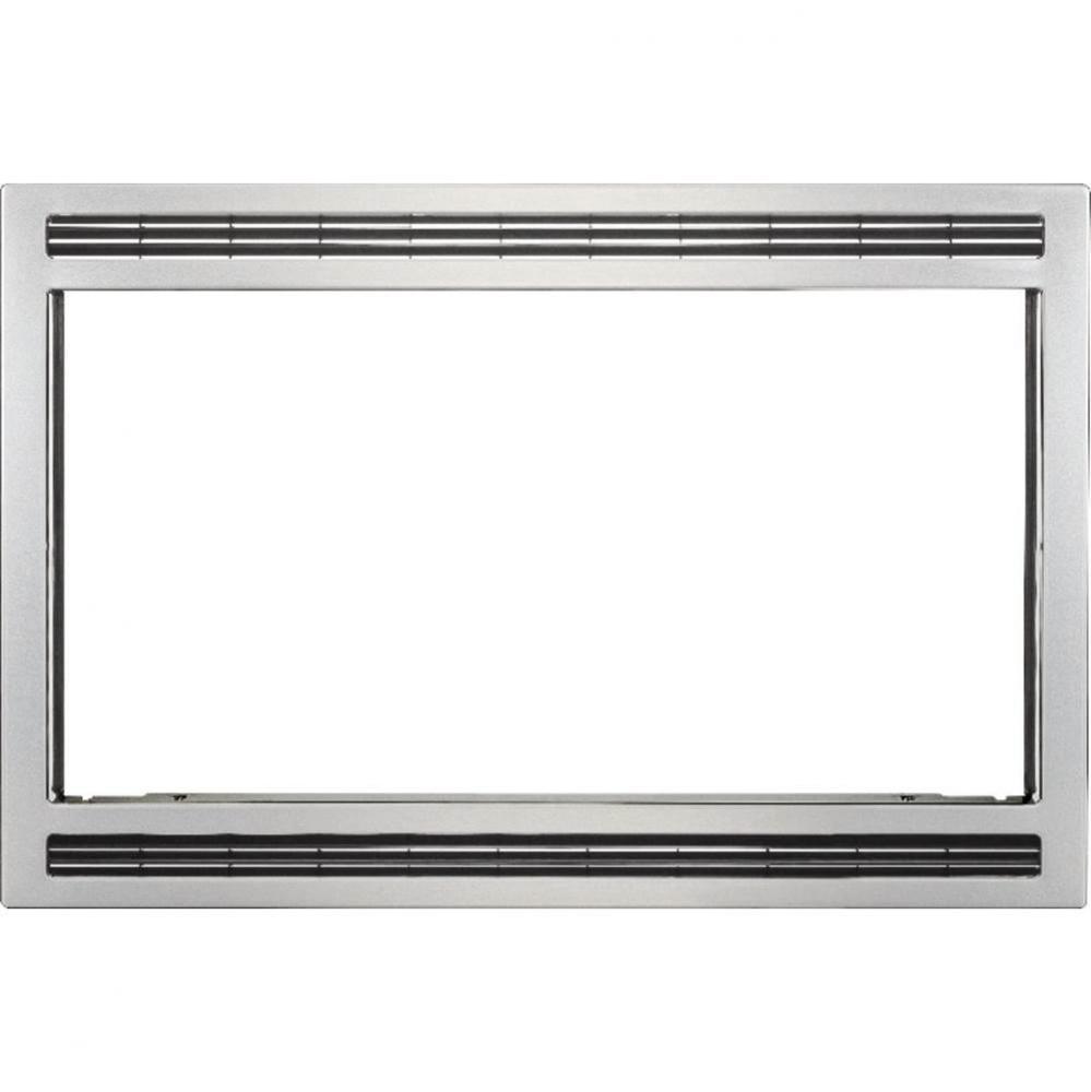 Black/Stainless 27'' Microwave Trim