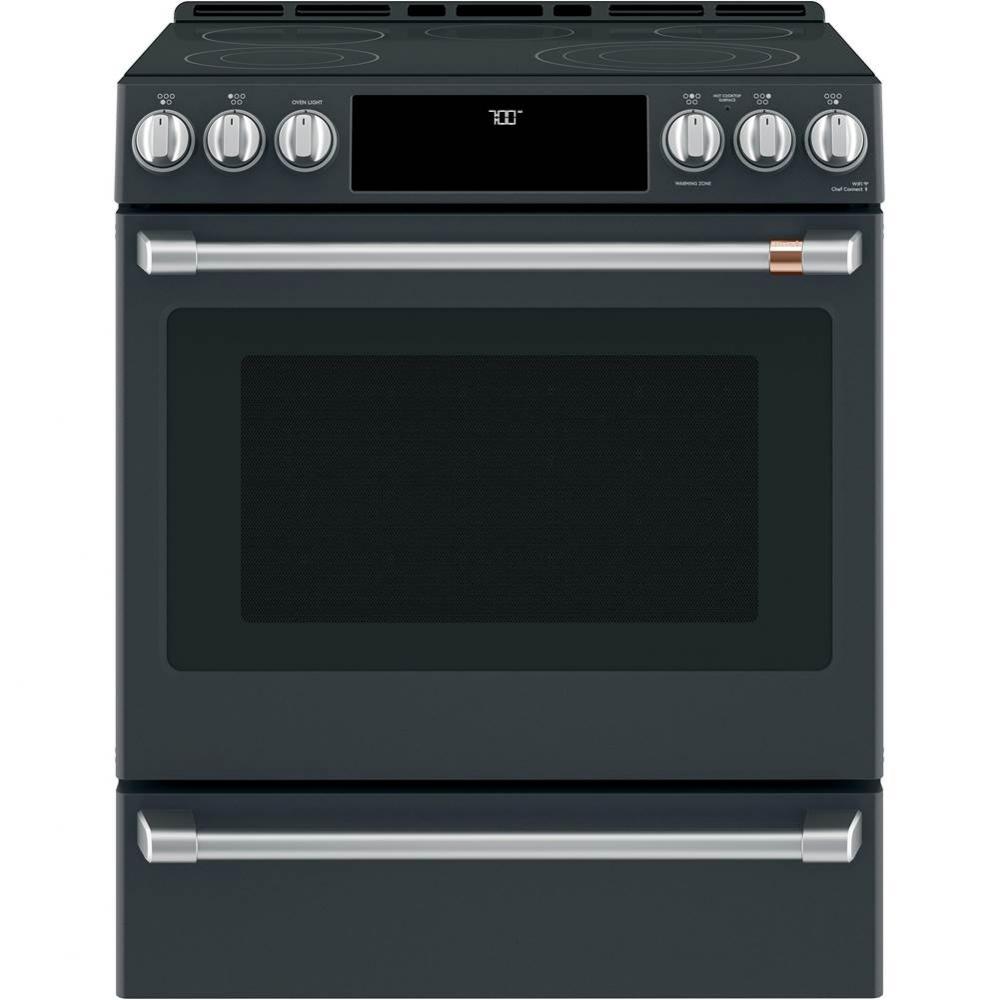 Cafe 30'' Smart Slide-In, Front-Control, Radiant and Convection Range