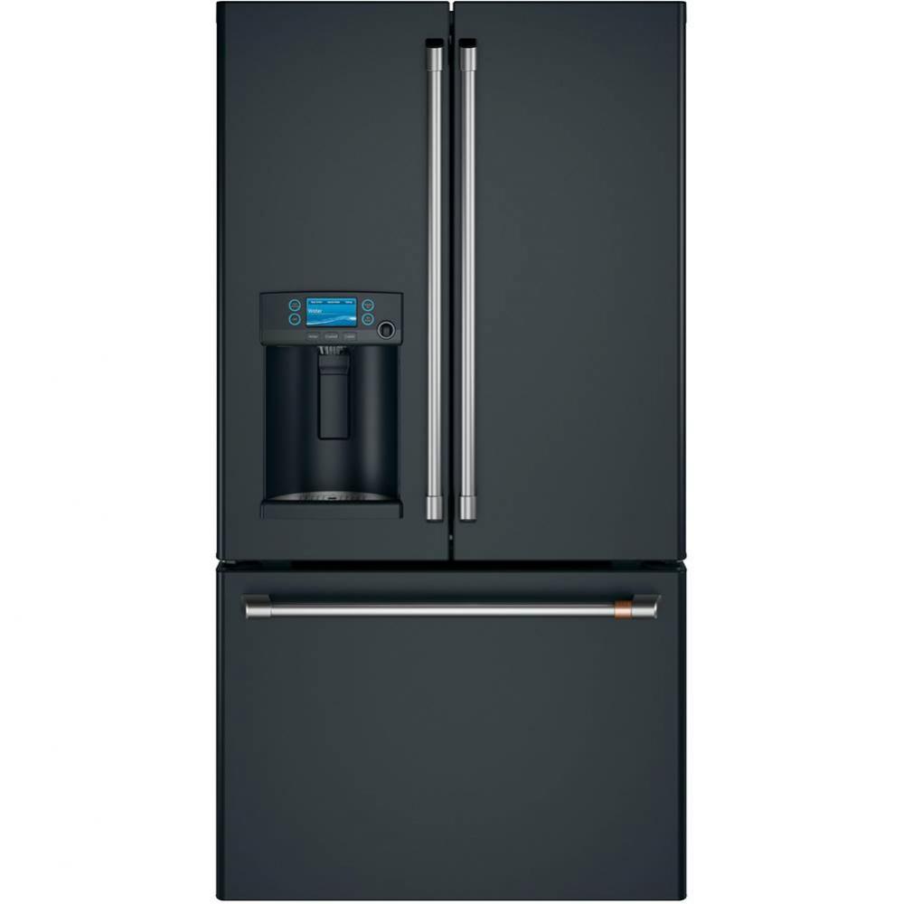 Cafe ENERGY STAR 27.8 Cu. Ft. Smart French-Door Refrigerator with Hot Water Dispenser