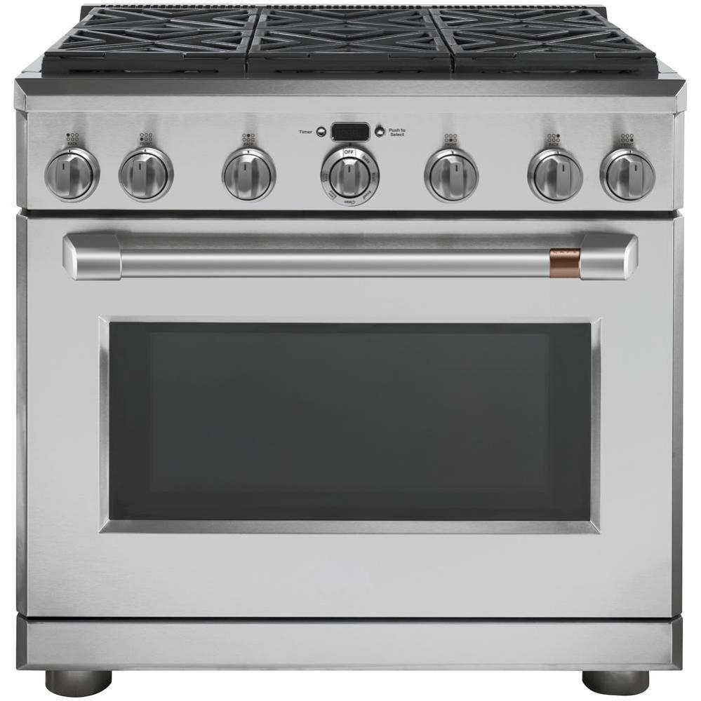 Cafe 36'' All-Gas Professional Range with 6 Burners (Natural Gas)