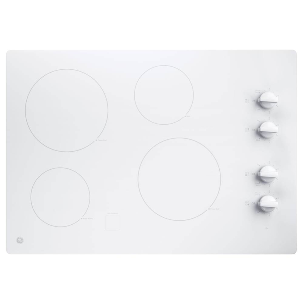 GE 30'' Built-In Knob Control Electric Cooktop