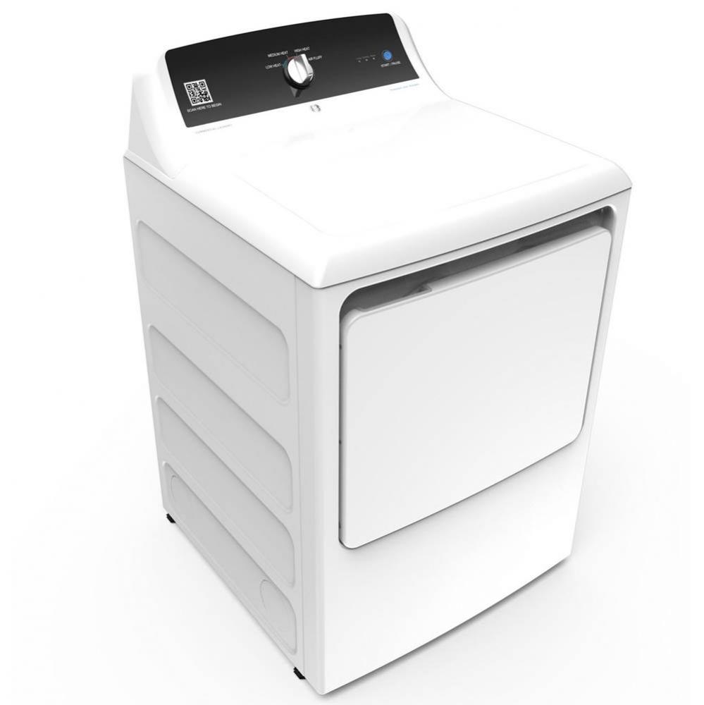 7.4 cu. ft. Capacity aluminized alloy drum Commercial Gas Dryer with Sensor Dry