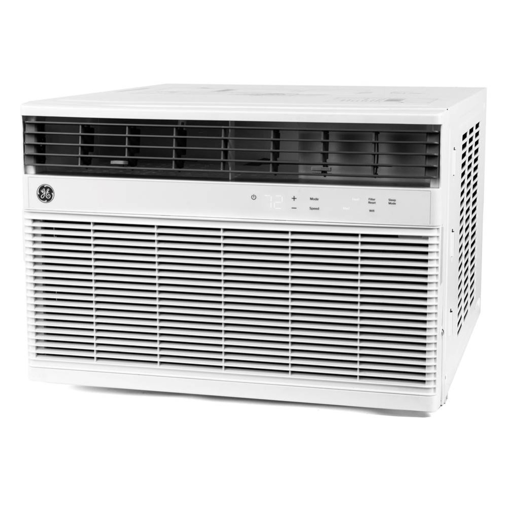 GE 8,000 BTU Smart Heat/Cool Electronic Window Air Conditioner for Medium Rooms up to 350 sq. ft.