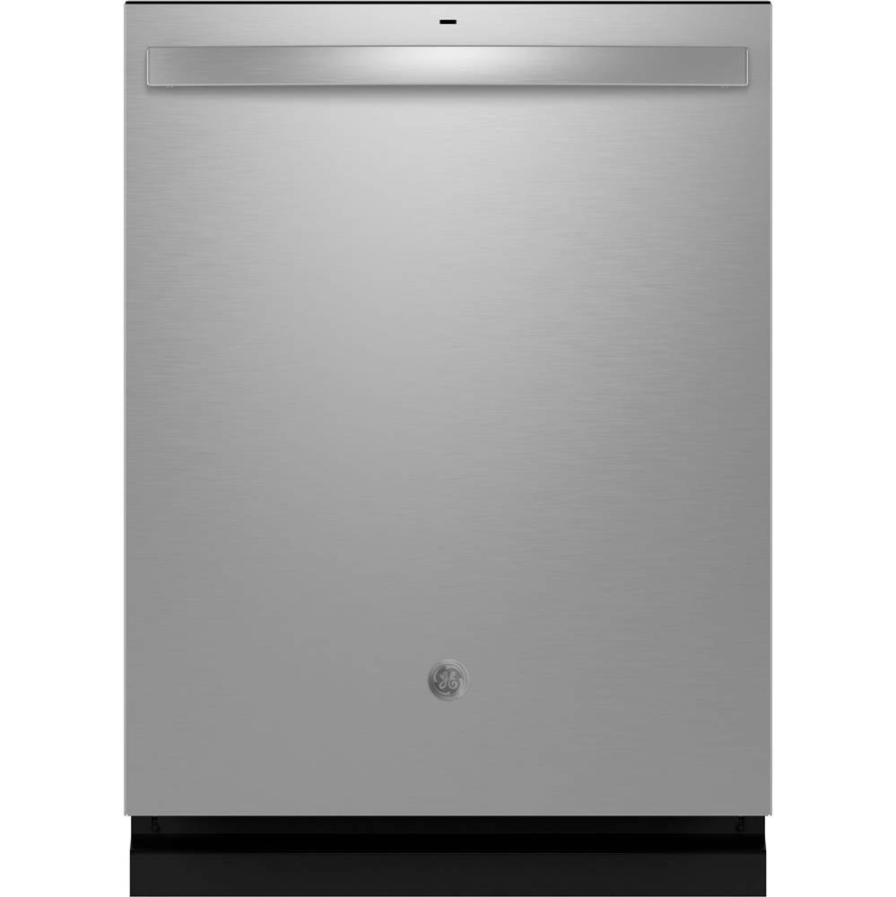 GE ENERGY STAR Fingerprint Resistant Top Control with Stainless Steel Interior Dishwasher with San