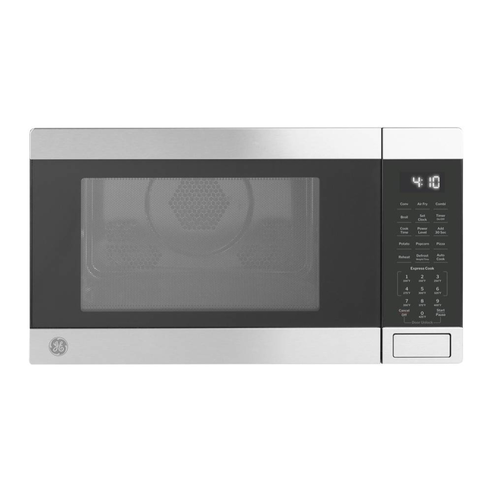 GE 1.0 Cu. Ft. Capacity Countertop Convection Microwave Oven with Air Fry