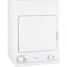 GE Appliances DSKS433EBWW - GE Spacemaker 240V 3.6 cu. ft. Capacity Stationary Electric Dryer