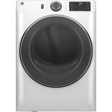 GE Appliances GFD65GSSVWW - GE ENERGY STAR 7.8 cu. ft. Capacity Smart Front Load Gas Dryer with Steam and Sanitize Cycle