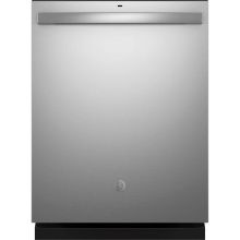 GE Appliances GDT535PYVFS - GE ENERGY STAR Top Control with Plastic Interior Dishwasher with Sanitize Cycle and Dry Boost
