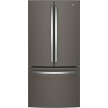 GE Appliances GWE19JMLES - GE ENERGY STAR 18.6 Cu. Ft. Counter-Depth French-Door Refrigerator
