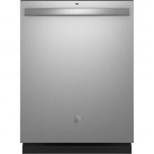 GE Appliances GDT630PYRFS - Top Control with Plastic Interior Dishwasher with Sanitize Cycle and Dry Boost