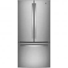GE Appliances GWE19JYLFS - ENERGY STAR 18.6 Cu. Ft. Counter-Depth French-Door Refrigerator