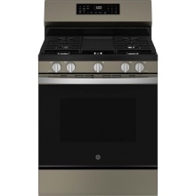 GE Appliances GGF600AVES - GE 30'' Free-Standing Gas Convection Range with No Preheat Air Fry and EasyWash Oven Tra