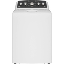 GE Appliances GTW485ASWWB - GE 4.5 cu. ft. Capacity Washer with Stainless Steel Basket, Cold Plus and Wash Boost