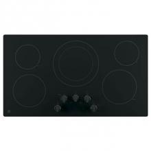 GE Appliances JP3036DLBB - GE 36'' Built-In Knob Control Electric Cooktop