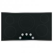 GE Appliances JP3036SLSS - GE 36'' Built-In Knob Control Electric Cooktop