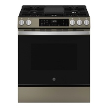 GE Appliances GGS600AVES - GE 30'' Slide-In Front-Control Convection Gas Range with No Preheat Air Fry and EasyWash