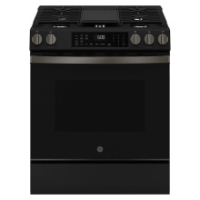 GE Appliances GGS600AVDS - GE 30'' Slide-In Front-Control Convection Gas Range with No Preheat Air Fry and EasyWash