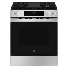 GE Appliances GGS600AVFS - GE 30'' Slide-In Front-Control Convection Gas Range with No Preheat Air Fry and EasyWash