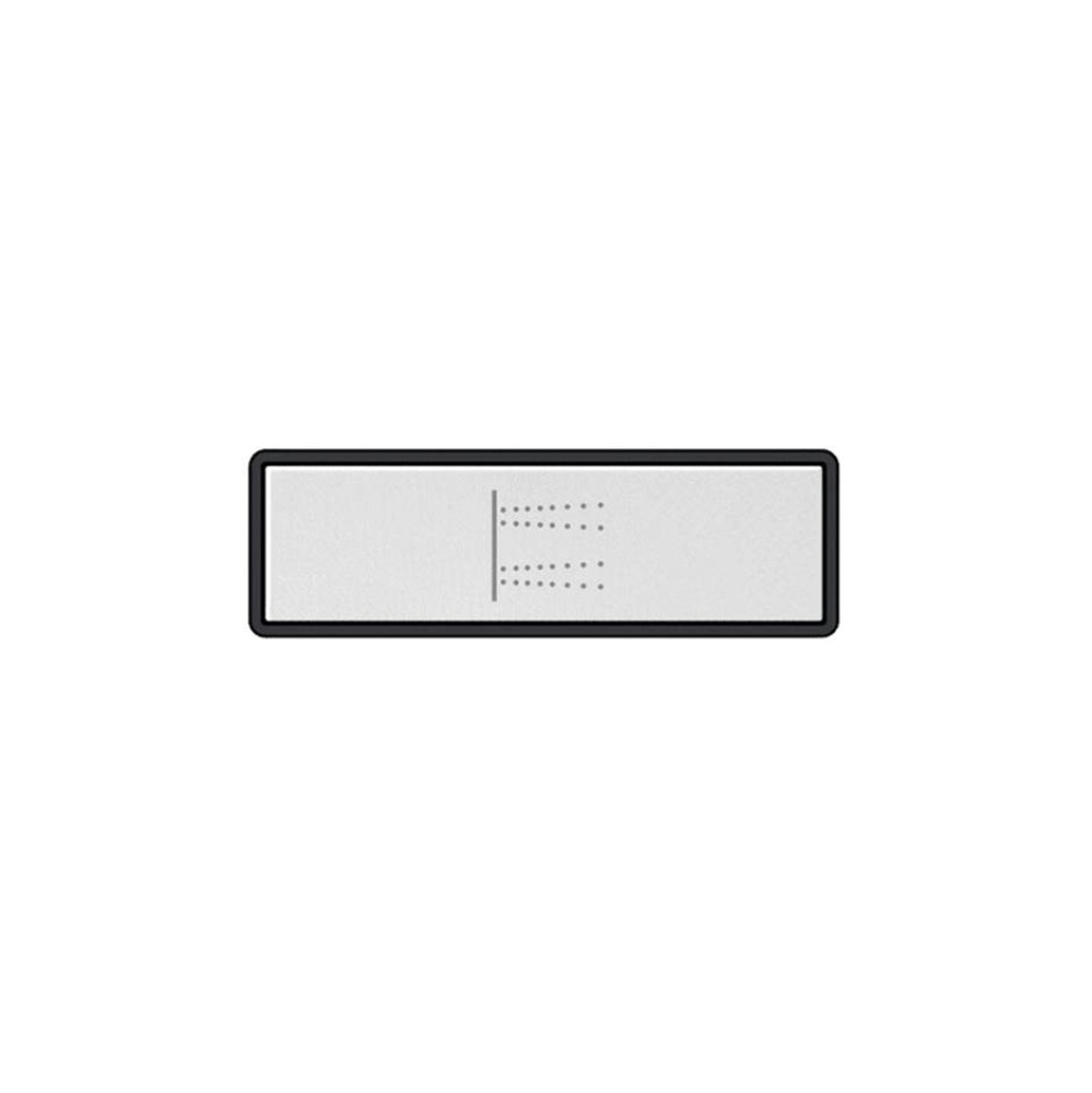 Push-botton plate with BODY JETS symbol. For Linear & Shelf Hi-Fi.
