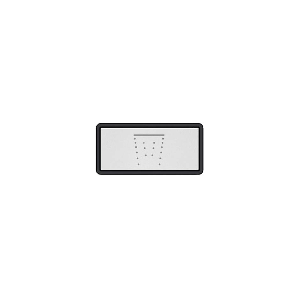 Push-botton plate with WATERFALL symbol. For item 63006.