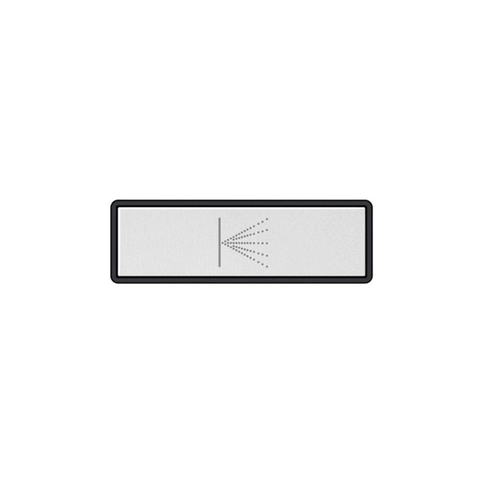 Push-botton plate with WALL-MOUNTED ATOMIZER symbol. For Linear & Shelf Hi-Fi.