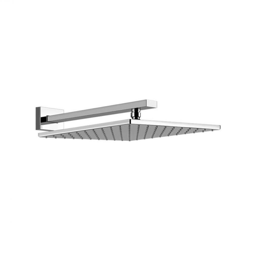 Wall-mounted adjustable and antilimestone showerhead 11-13/16'' X 11-13/16''