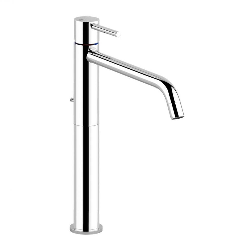 Tall Single Lever Washbasin Mixer With Pop-Up Assembly