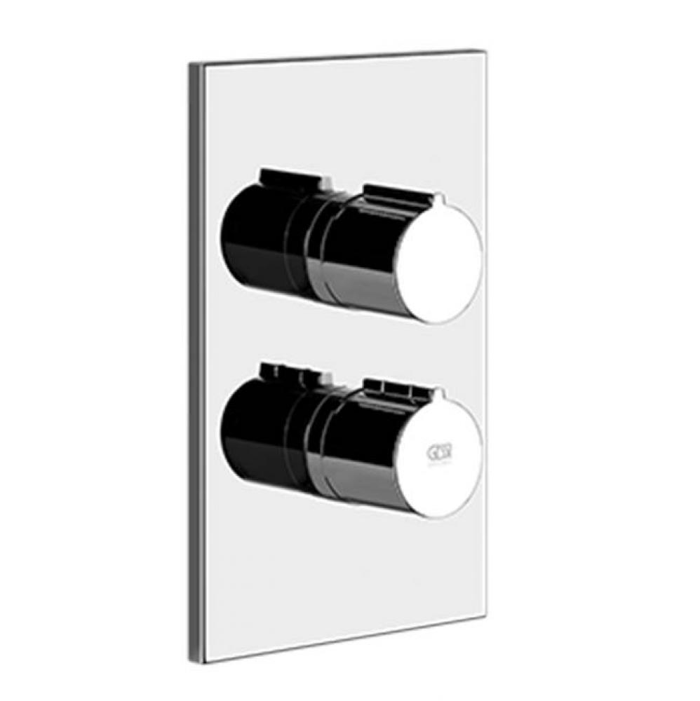 TRIM PARTS ONLY External parts for 3-way thermostatic diverter and volume control