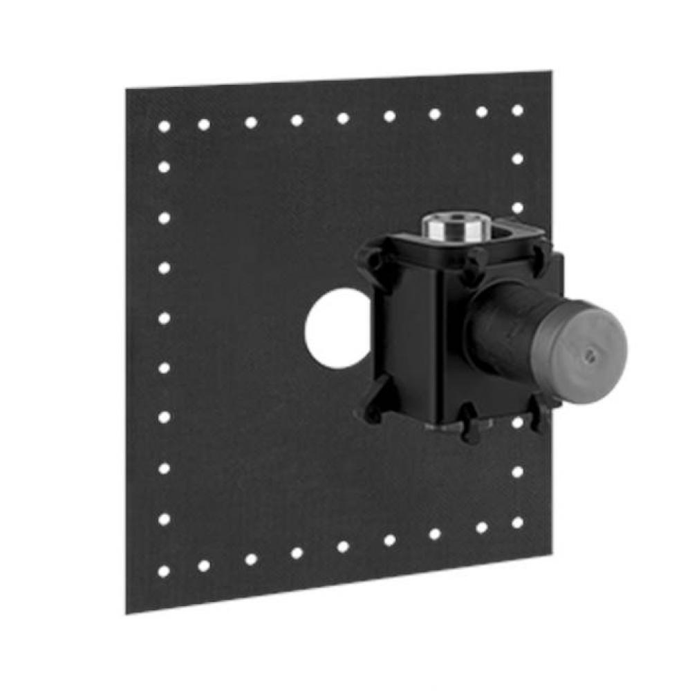 In-wall thermostatic rough valve parts for volume control