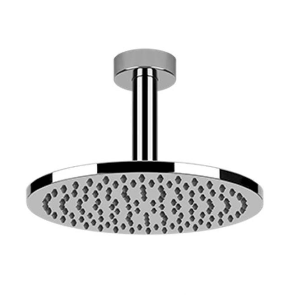 Ceiling-mounted adjustable shower head with arm