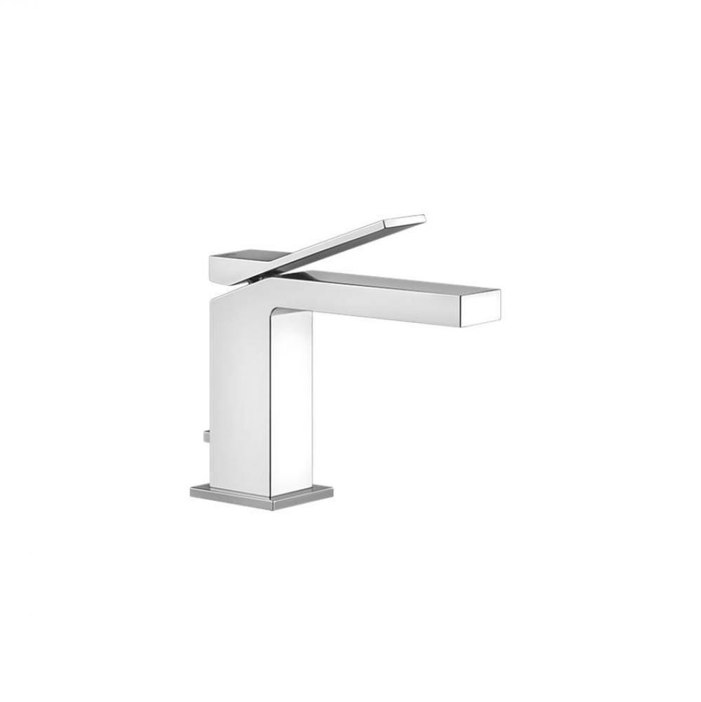 Single lever washbasin mixer with pop-up assembly