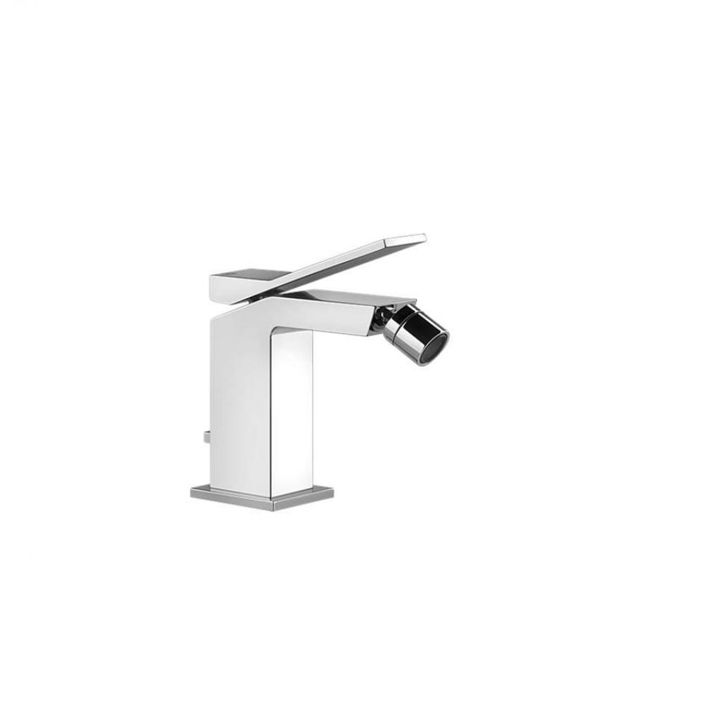 Bidet mixer with pop-up assembly