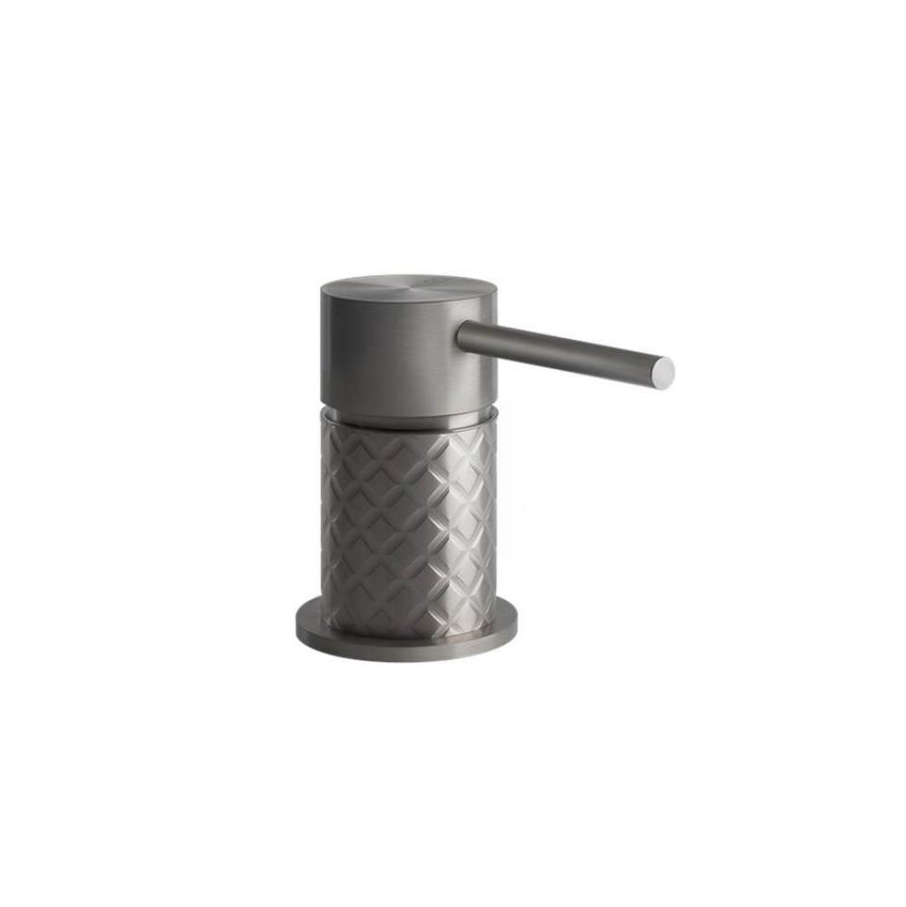 Deck mounted washbasin mixer control