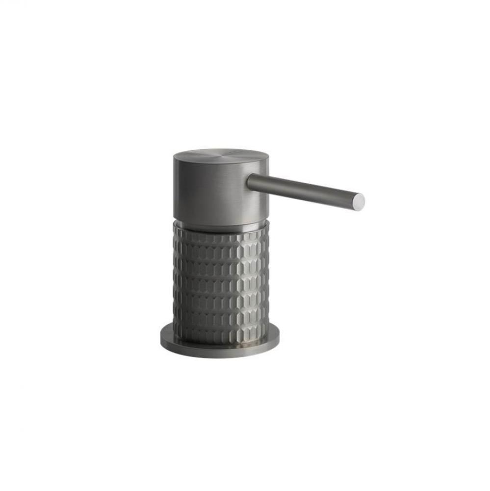 Deck mounted washbasin mixer control