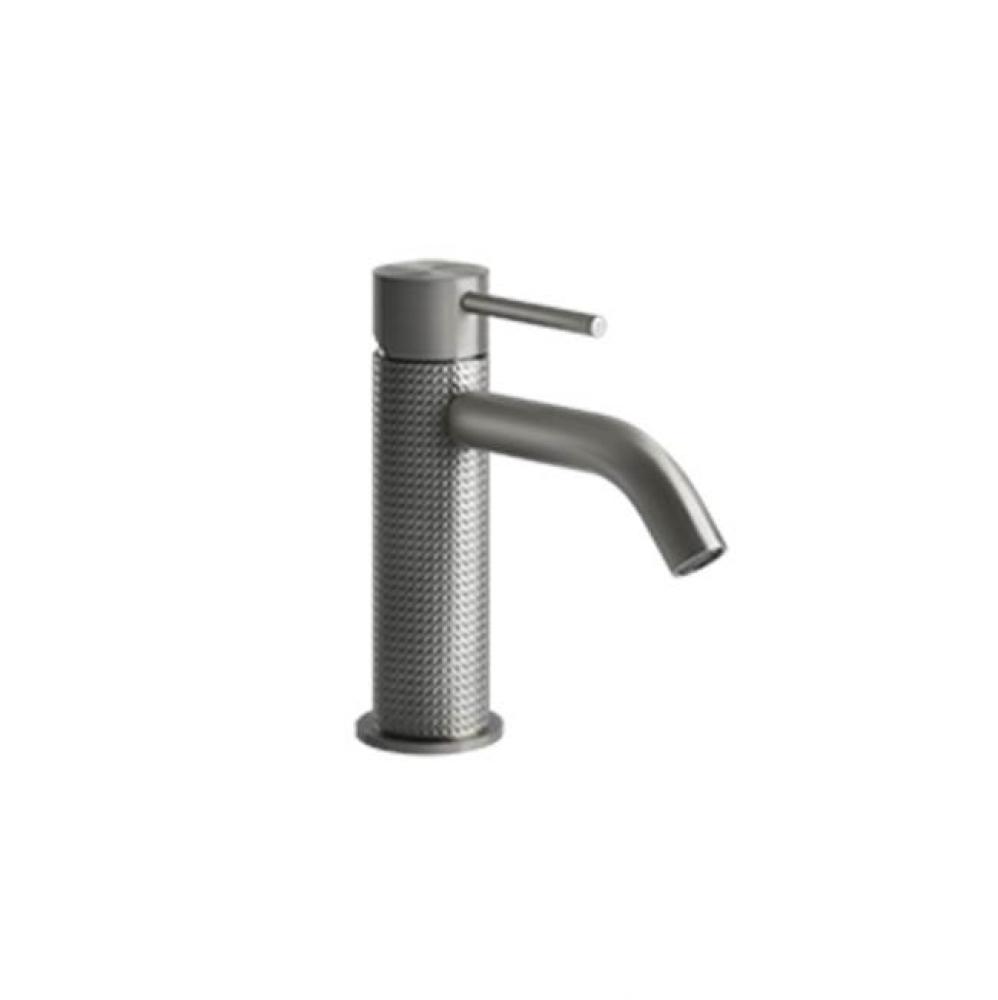 Single lever washbasin mixer without pop-up assembly