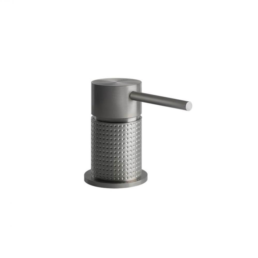 Deck mounted washbasin mixer control