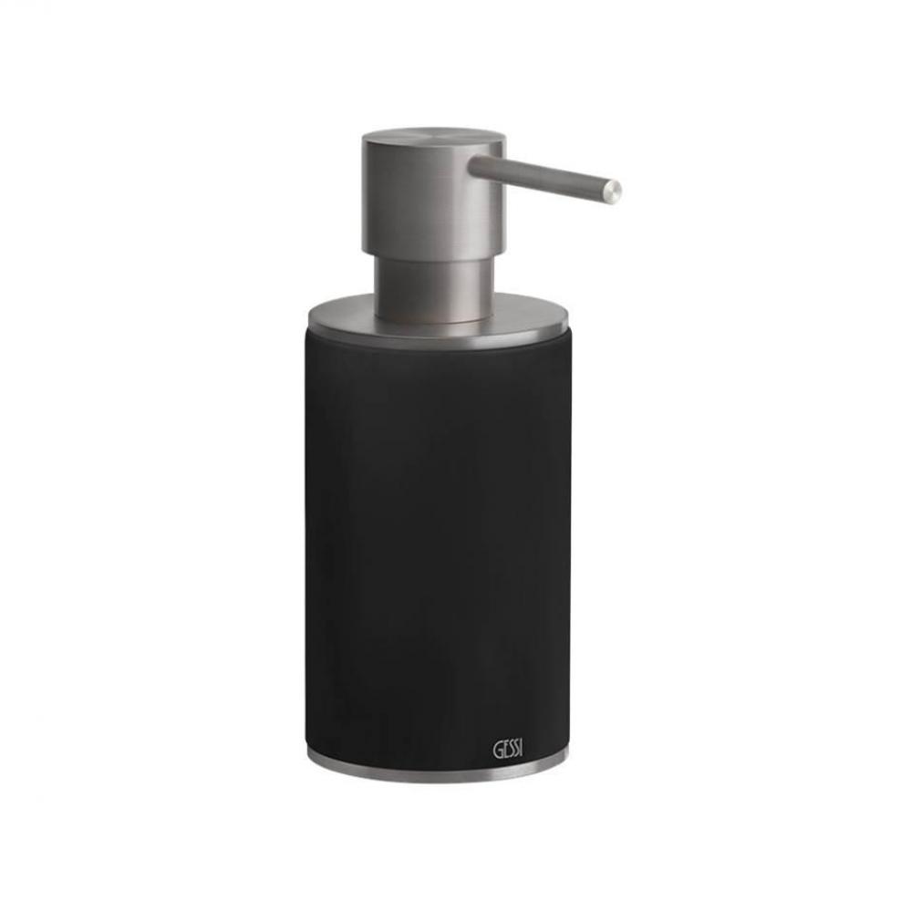 Standing soap dispenser holder, black