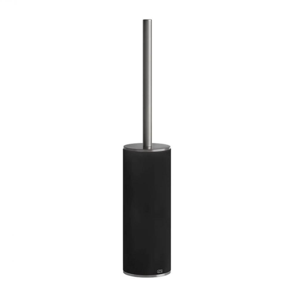 Standing brush holder, black