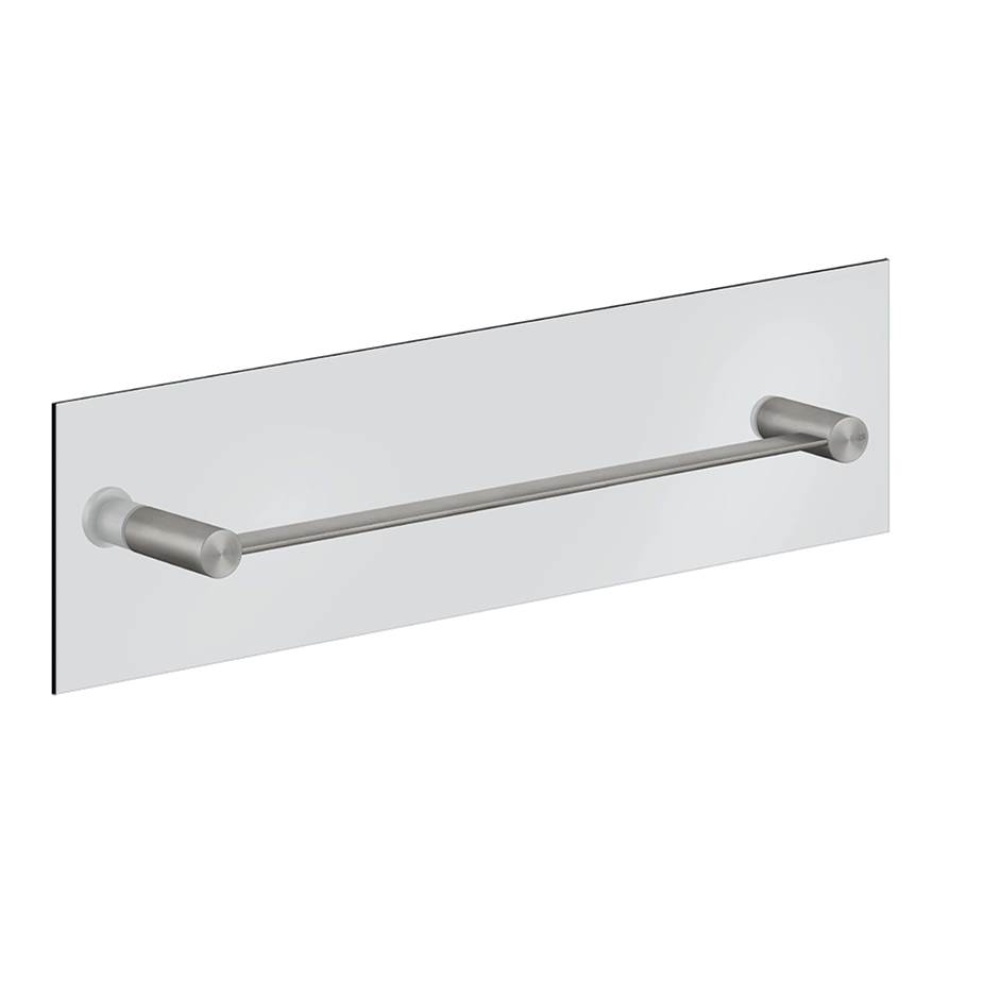 Towel rail for glass fixing - 18'' length