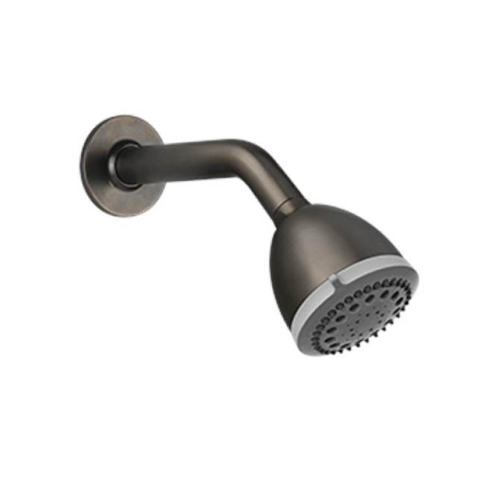 Wall-mounted adjustable multi-function shower head with arm