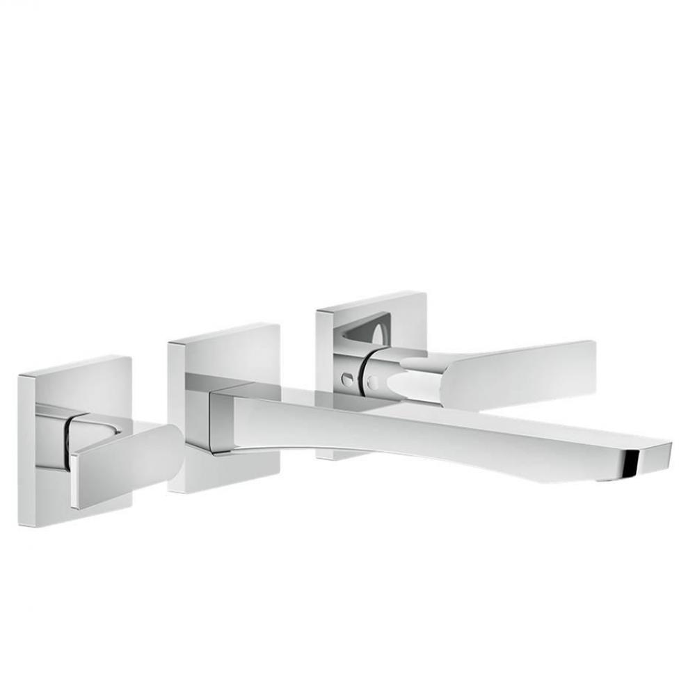 TRIM PARTS ONLY Wall mounted washbasin mixer trim, without waste.