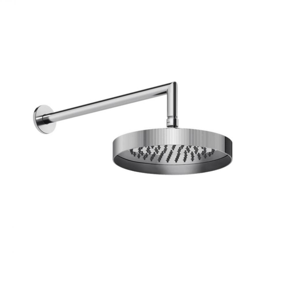 Wall-mounted adjustable shower head with arm RIGATO.