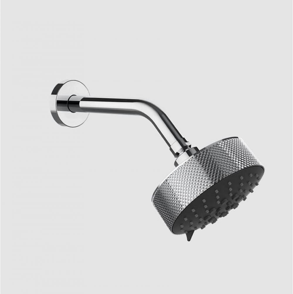 Multifunctional adjustable wall-mounted anti-limescale showerhead. RIGATO