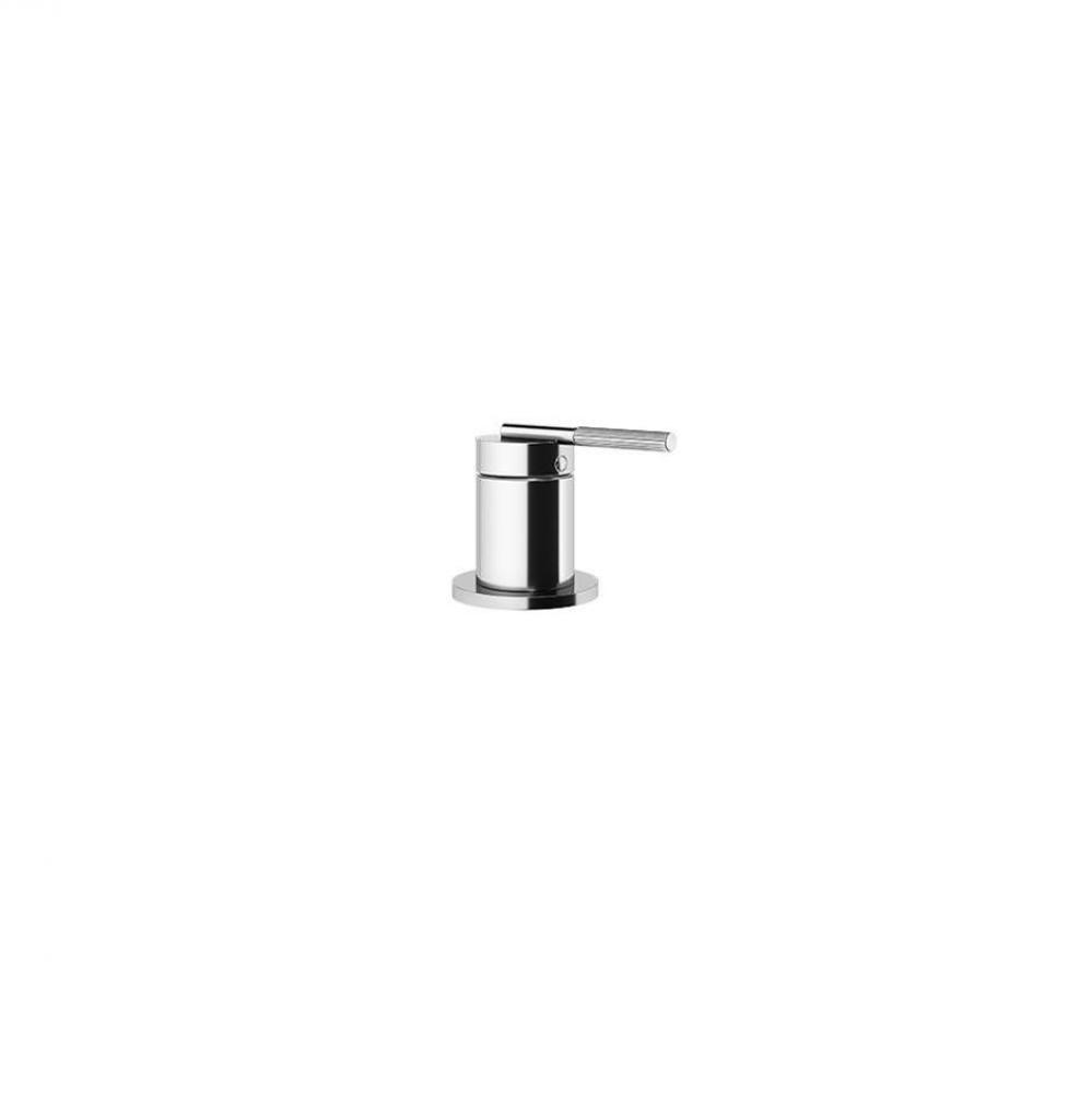 Deck-mounted washbasin mixer control