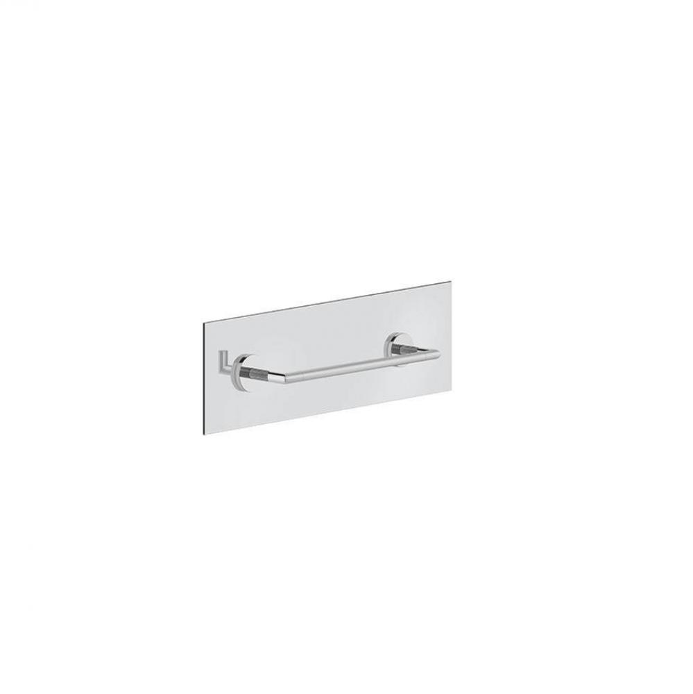 Towel rail for glass fixing - 12'' length